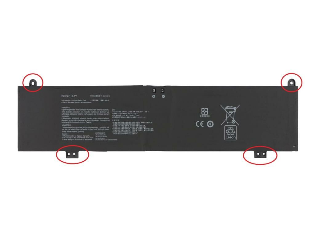 Asus ROG Strix G17 G713PI-LL047W uyumlu Notebook Bataryası, Laptop Pili / Ver.1