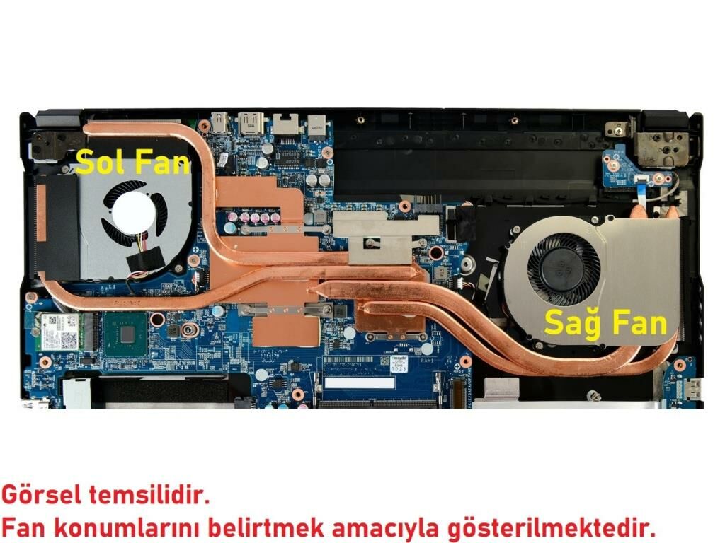 Monster Abra A7 V12.4.3 Notebook Cpu Fanı Ver.1 (Sağ Fan)