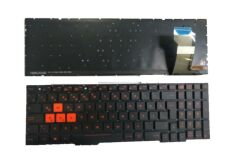 Asus GL553VD-DM065T Notebook Klavye - Siyah - TR - Işıklı - Ver.2