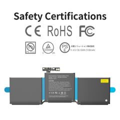 Apple uyumlu MacBook Pro (A2159) (EMC 3301) A2171 2019 Notebook Bataryası, Laptop Pili / RML-043