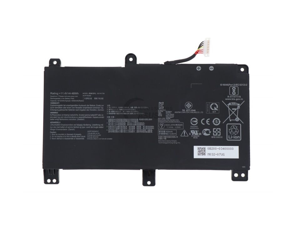 Asus FX504GD-78050 uyumlu Notebook Bataryası, Pili (Ver.2)