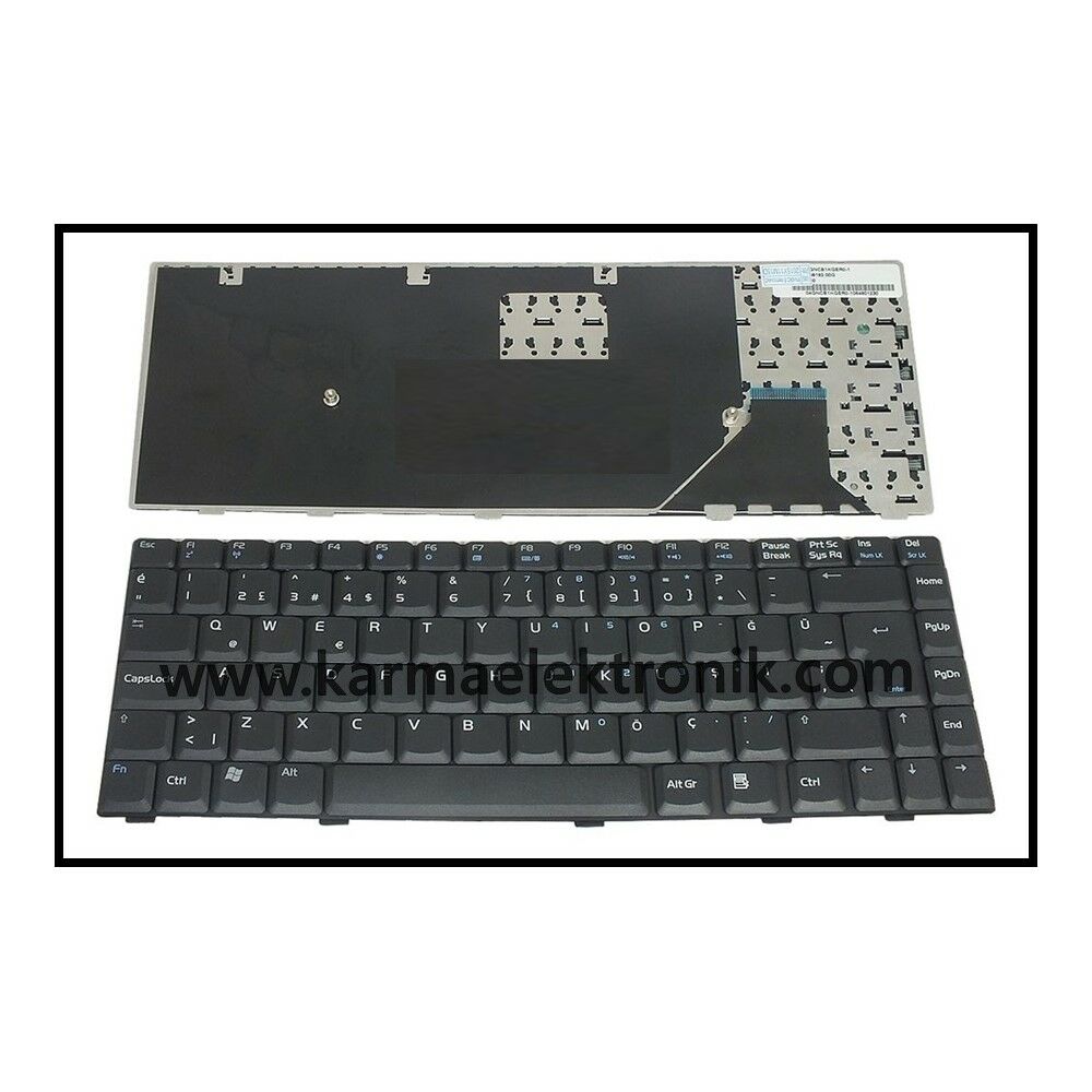 Asus A8J, A8Ja, A8Jc, A8Je Notebook Klavye - Siyah - TR