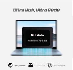 HI-LEVEL 120GB SSD DİSK SSD30ULT/120G + APARAT