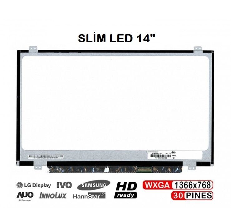 Casper Nirvana Cle 2840A 14'' 30 Pin Notebook Lcd Panel - Ekran