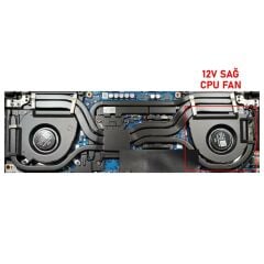 Asus TUF Dash F15 FX517ZE-HN066W uyumlu Notebook Cpu Fanı / Ver.2 L - 12V