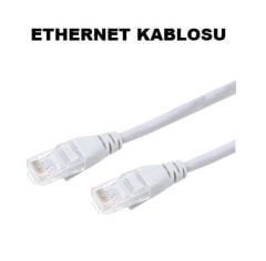 10 Metre CAT5 HAZIR ETHERNET KABLOSU 10m (Orjinal Ürün)