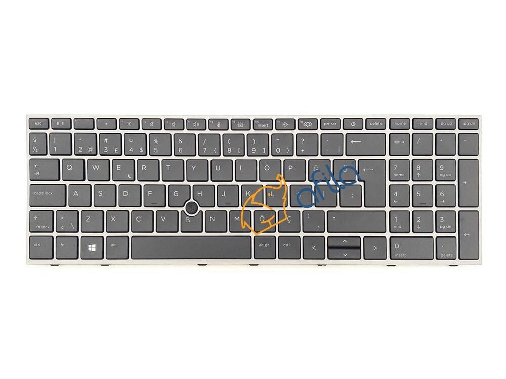 HP ZBook Fury 15.6 G8 (314K1EA) Notebook Klavyesi, Tuş Takımı (Siyah TR) ışıklı