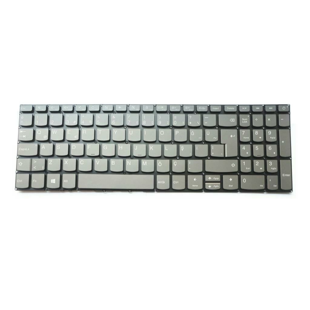 Lenovo V155-15API 81V50010TX, 81V5001RTX Klavyesi - Füme TR
