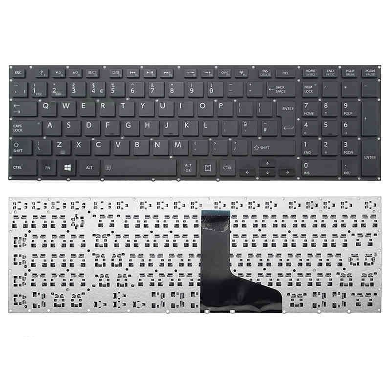 Toshiba Satellite P50t-A-12E, P50t-A-11, P50t-A-114 Klavyesi - Siyah - TR