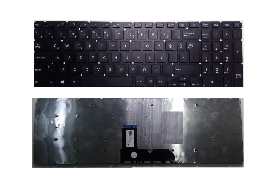 Casper Nirvana F650.8250-8T45T-S Notebook Klavyesi Siyah TR