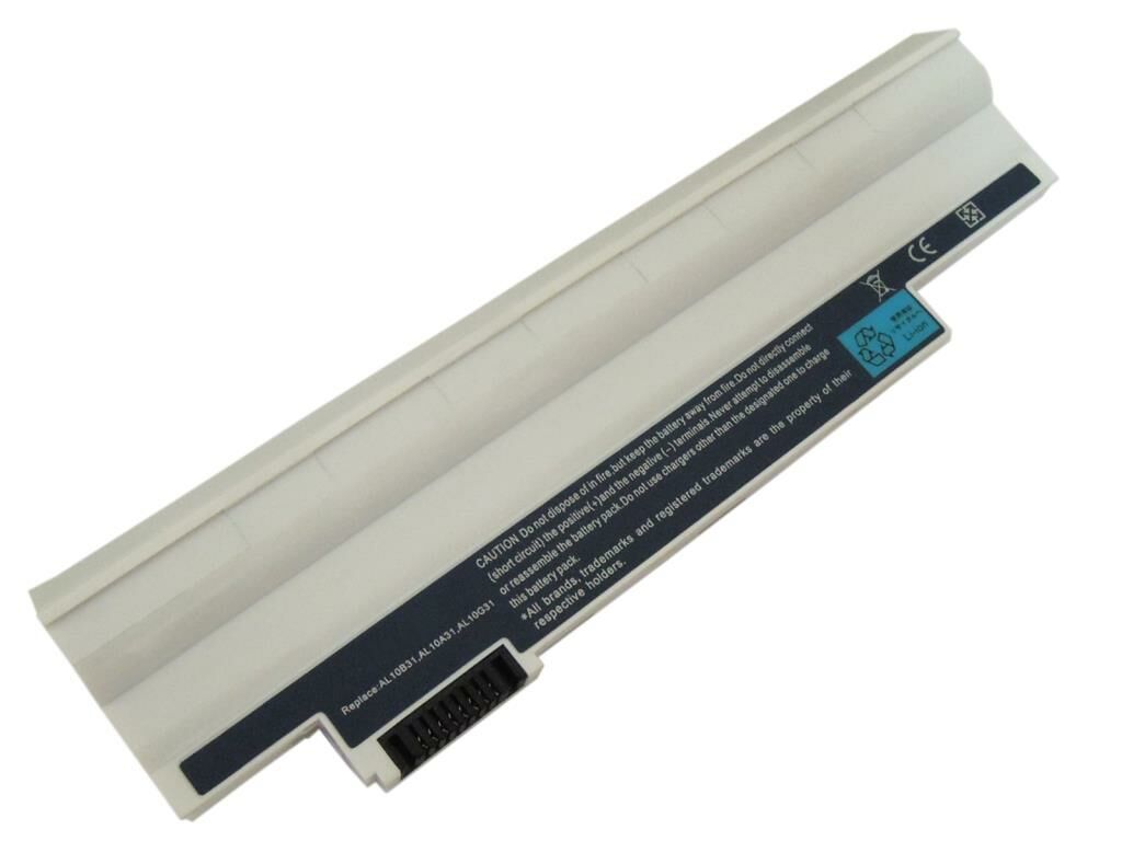 Acer Aspire One D255-2691, D255-2795, D255-2929 Notebook Bataryası - Pili (Beyaz)