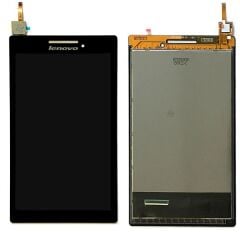 Lenovo TAB 2 A7-10, A7-10F, A7-20, A7-20F 7''inç Lcd Ekran + Dokunmatik Panel Siyah FULL SET