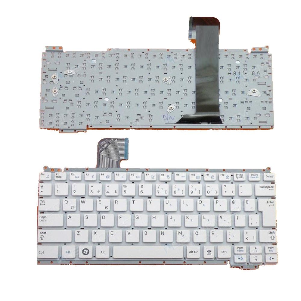 Samsung NC110 NP-NC110 Notebook Klavyesi - Beyaz - TR