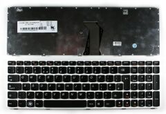 Lenovo aelz3a01010 Klavyesi - Siyah - TR - Beyaz Çerçeve