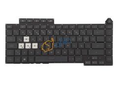 Asus ROG Strix G15 G513IH-HN002A10 Notebook Klavyesi Siyah TR RGB ışıklı