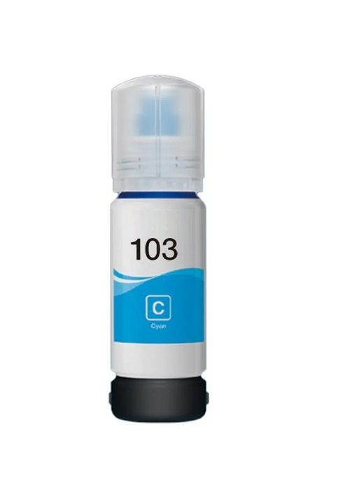 Epson EcoTank L1110 Şişeli Mürekkep Mavi 70ml (Muadil)