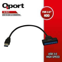 Qport Q-SU3 Sata To Usb 3.0 Çevirici - Kablo