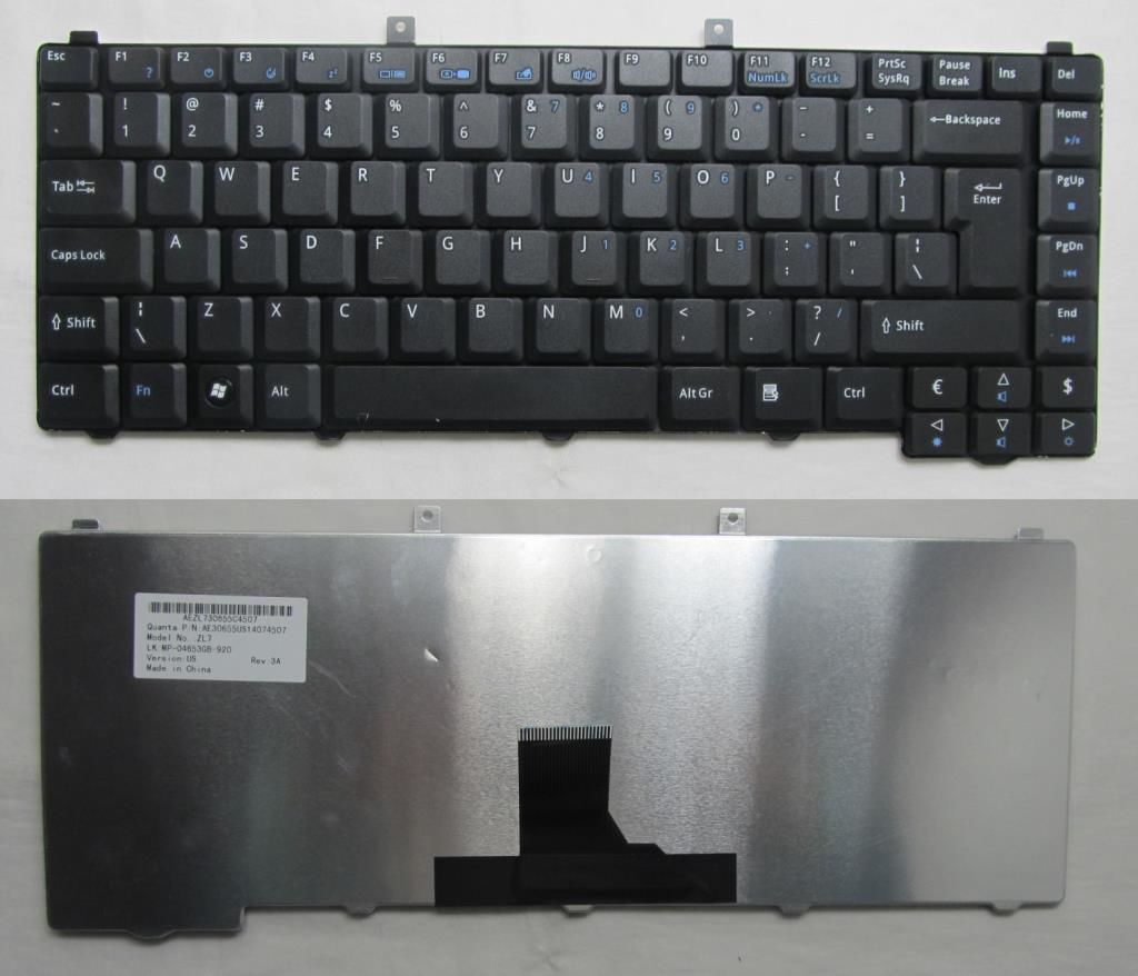 Acer Aspire 3640 3660 3670 Notebook Klavyesi - Siyah - TR