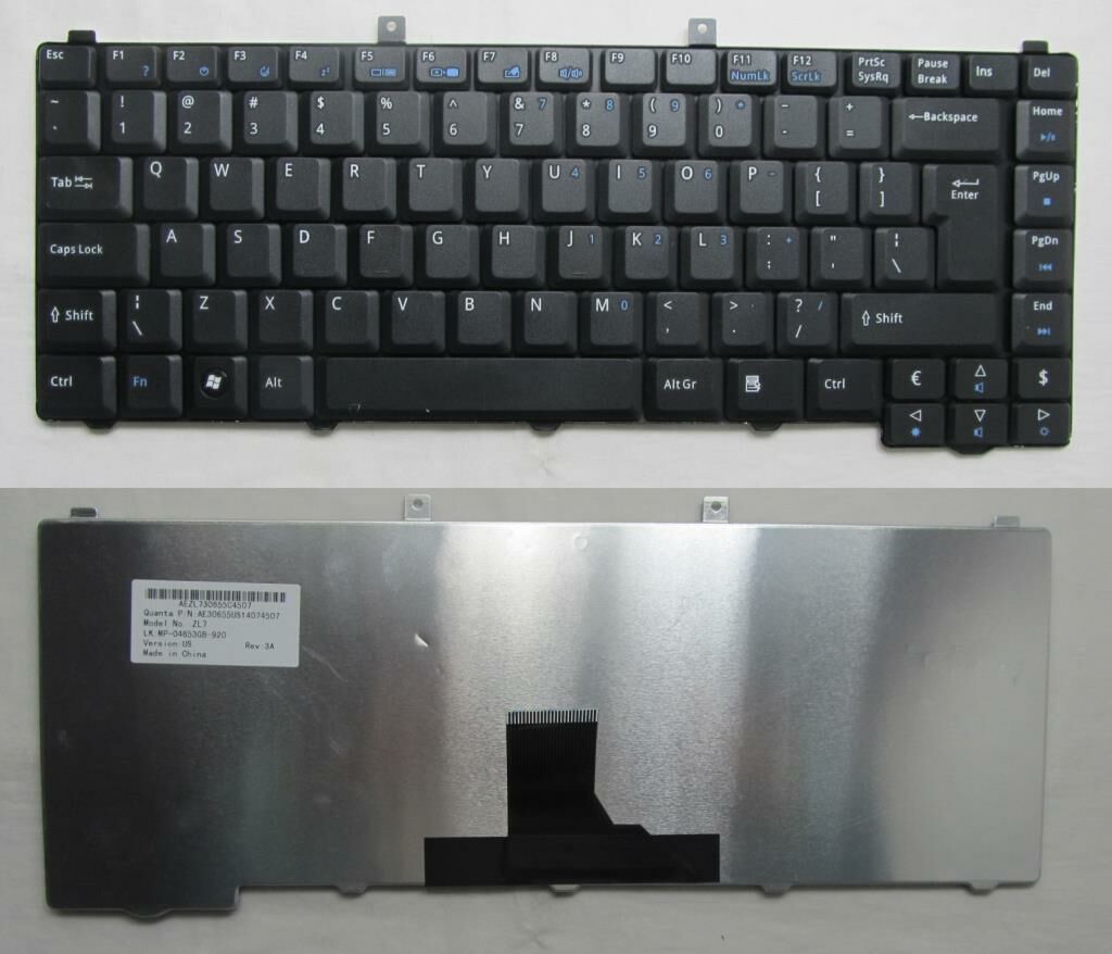 Acer 3680 5000 5020 5040 5050 Notebook Klavyesi - Siyah - TR