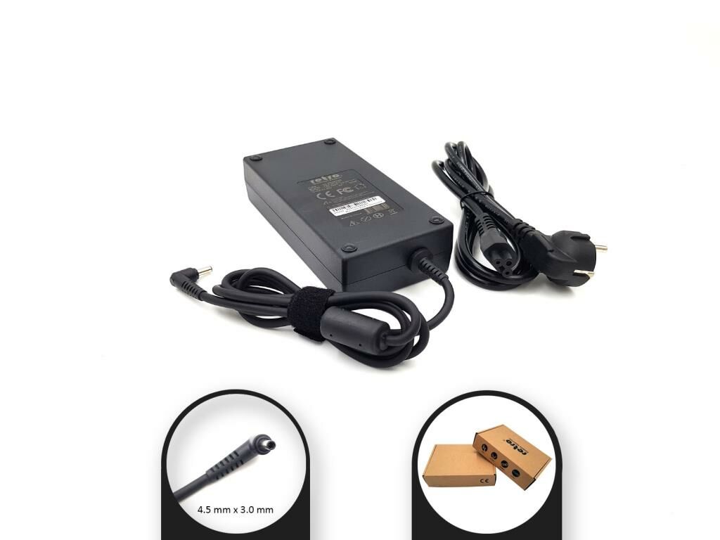 Casper Excalibur G870.1265-DFB0X-B uyumlu Notebook Adaptörü, Şarj Aleti Cihazı 180W