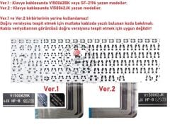 Grundig GNB 1574 V1 i5 V150062GK1 Notebook Klavye (Siyah TR) Ver.2