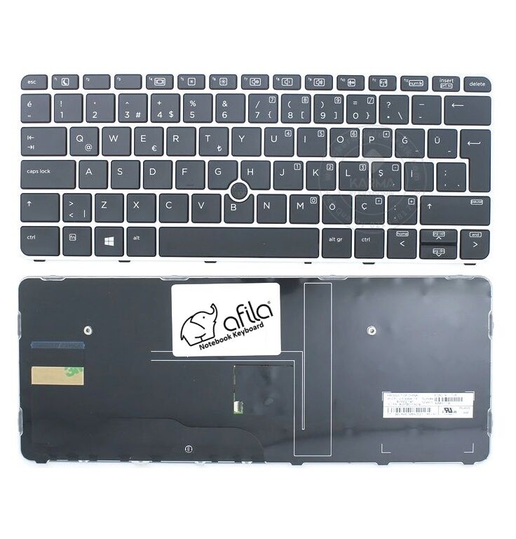 Hp Elitebook 820 G3, 820 G4, 828 G3, 725 G3, 725 G4, 828 G4 Notebook Klavye (TR)