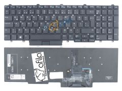 Dell Latitude E5591, P60F Notebook Klavyesi, Laptop Tuş Takımı (Siyah TR) Işıklı