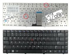 Samsung NP-R519, R519, R517, R550, R450, V020660AS1 US Notebook Klavyesi, Siyah İNG