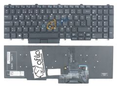 Dell Precision 7710 7720 Notebook Klavyesi, Laptop Tuş Takımı (Siyah TR) Işıklı