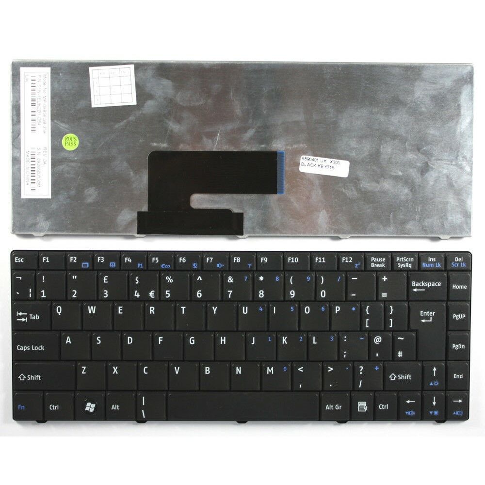 MSI X320, MS-1351 Notebook Klavyesi - Siyah - TR - Ver.1