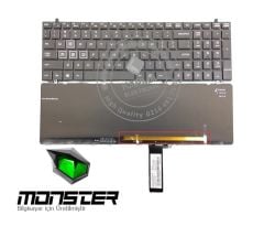 Monster Abra A5 V10.3 Notebook Klavye - Siyah -TR - RGB - Işıklı