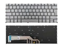Lenovo Yoga Slim 7-14IL05 (14IIL05) Notebook Klavyesi, Laptop Tuş Takımı (Füme TR) ışıklı
