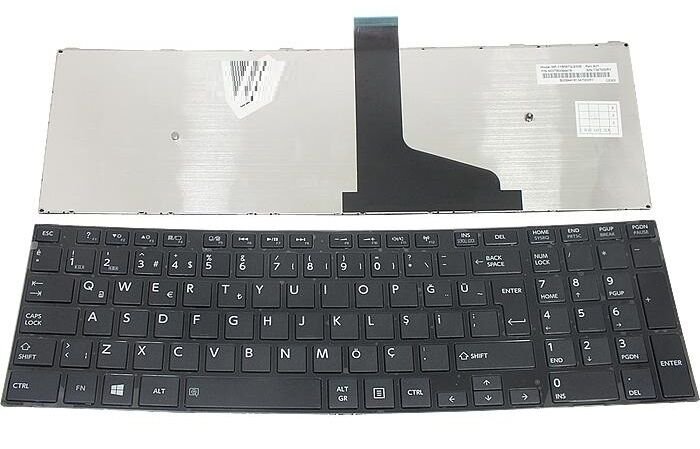 Toshiba 0KN0-CK3LA13, 6037B0084418, 9Z.N7USU.P06 Siyah Klavye TR
