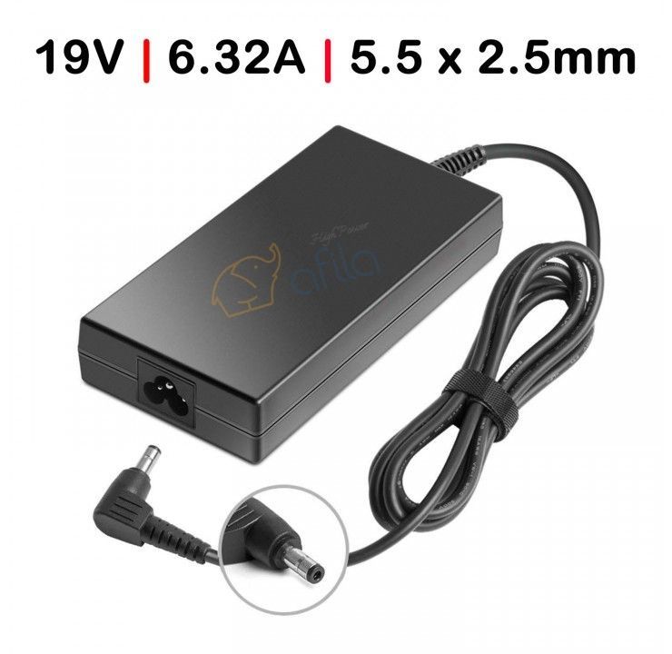 Asus, Msi, Monster 19V 6.3A, 6.32A 120W (5.5*2.5mm) Notebook Adaptör RNA-DT03