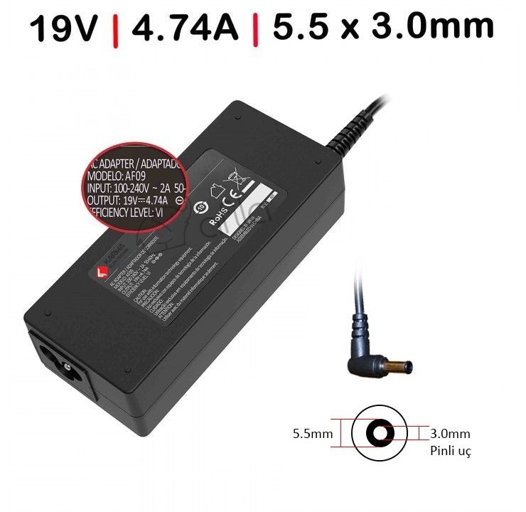 Samsung X360 AA02, AA03 Notebook Adaptörü Şarj Cihazı 90W