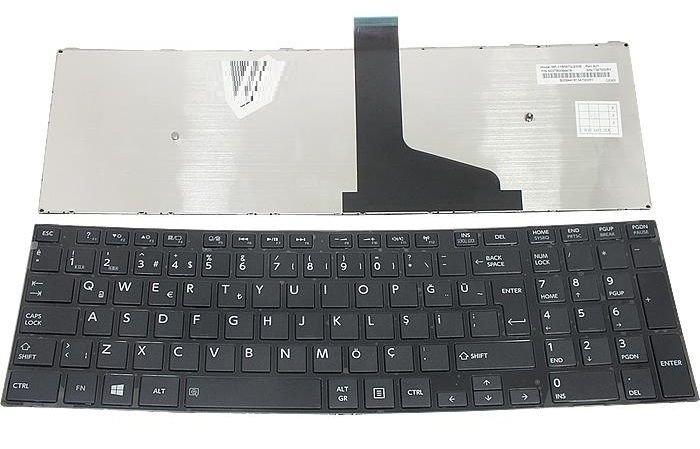 Toshiba 9Z.N7USU.P1E, 9Z.N7USU.Q0R, 9Z.N7USV.P0U Siyah Klavye TR
