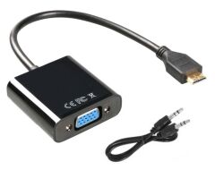 HDMI to VGA/AV Adaptör ( Çevirici Kablo ) Sesli
