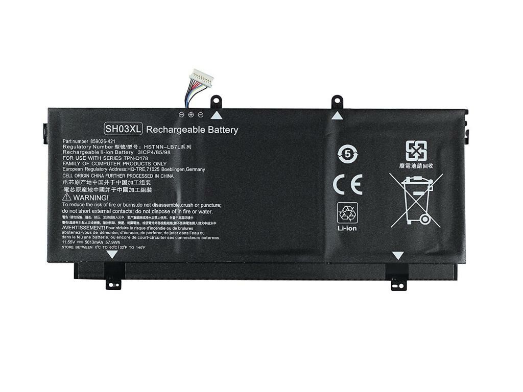 Hp SH03XL SH03058XL Notebook Batarya - Pili