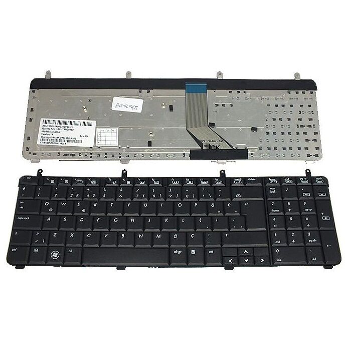 HP Pavilion dv7-2051et Notebook Klavye - Tuş Takımı / Siyah - TR