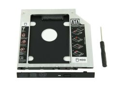 DVD den İkinci HDD SSD CADDY Kızak 9.5mm 2.Harddisk Yeri Ver.1 / ince