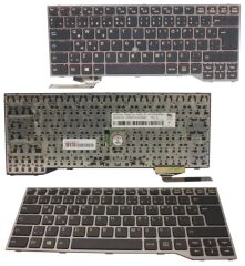 Fujitsu Lifebook E544 E546 E547 Notebook Klavye / Siyah - TR