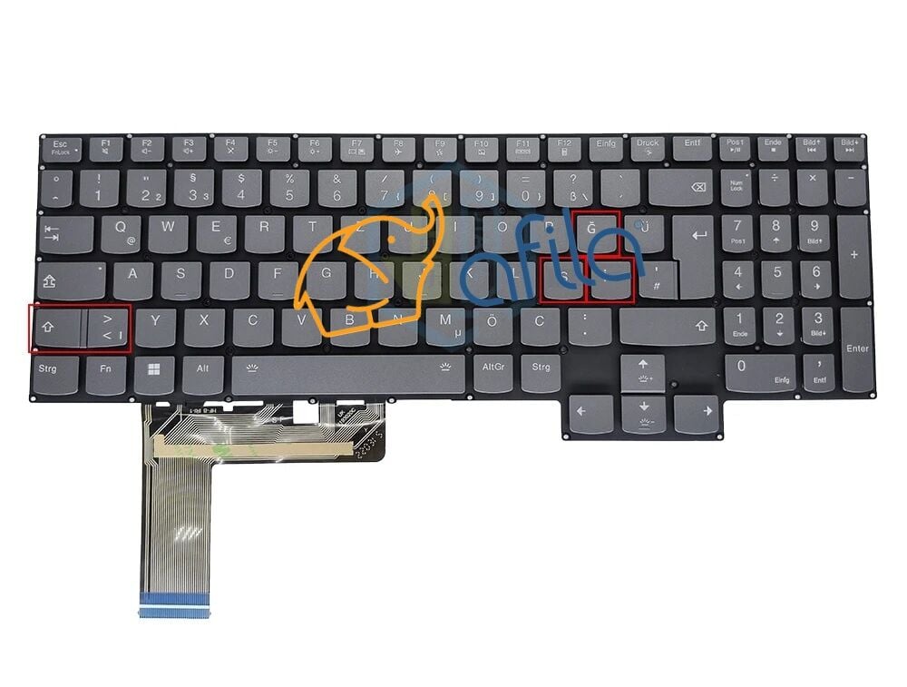 Lenovo LOQ 15IRH8 82XV Notebook Klavyesi, Tuş Takımı Siyah TR - RGB