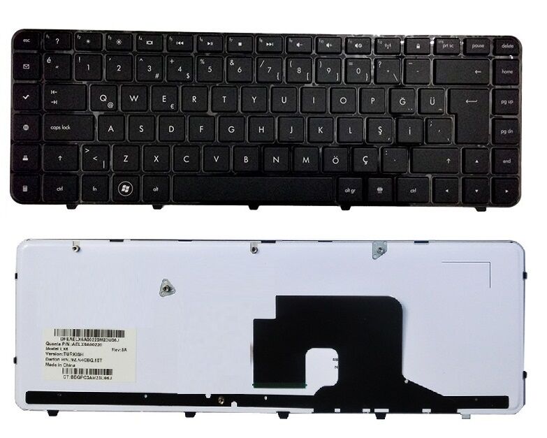 Hp Pavilion Dv6-3000, Dv6-3100 Serisi Notebook Klavye (Siyah TR)
