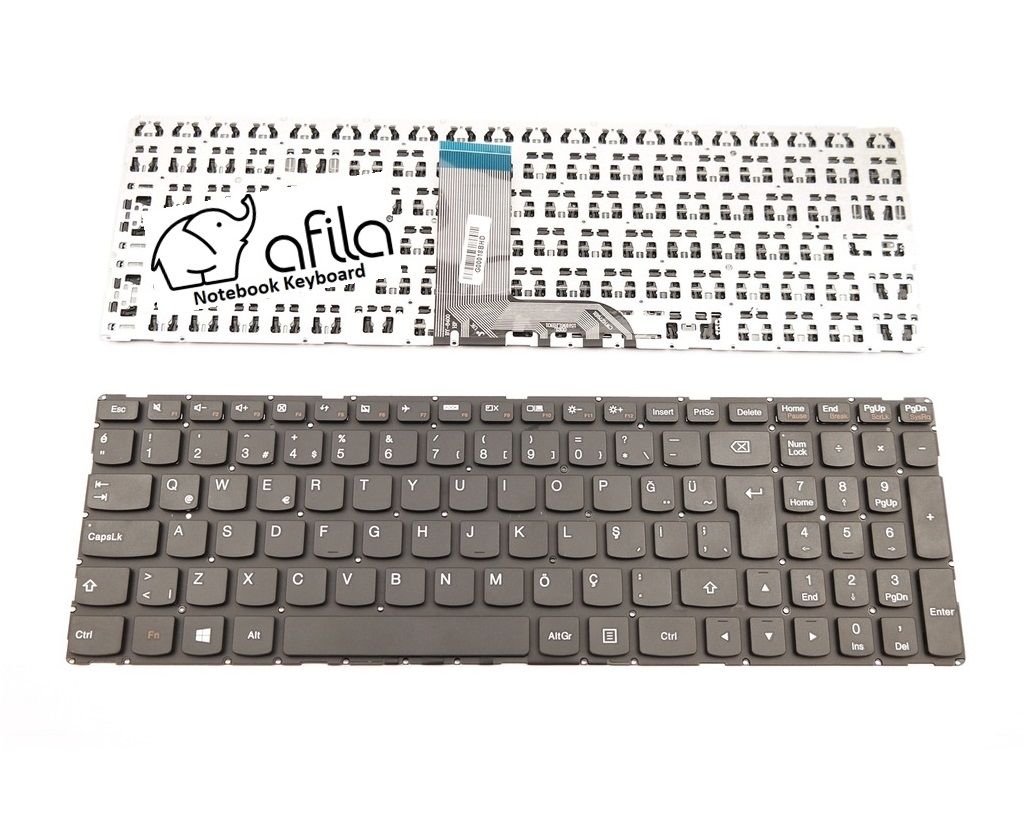 Lenovo İdeaPad 700-15, 700-15ISK Notebook Klavye (Siyah TR)