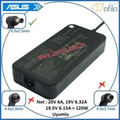 Asus ROG Strix GL502 Notebook Adaptörü, Şarj Aleti Cihazı 120W