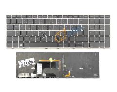 HP ZBook Fury 15 G7 (119X6EA, 119X0EA) Notebook Klavyesi, Tuş Takımı (Siyah TR) ışıklı