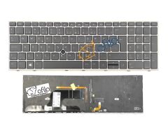 HP ZBook Fury 15 G8 (314K0EA, 314K1EA) Notebook Klavyesi, Tuş Takımı (Siyah TR) ışıklı