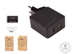 RETRO 30W USB-C PD + 12W USB 2-in-1 Adaptör RNA-UTC42