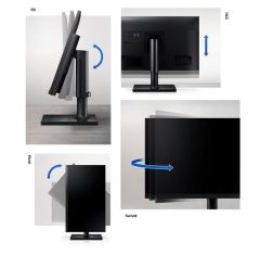 Samsung 21.5'' T450 LF22T450FQRXUF 5ms Full HD FreeSync Pivot IPS LED Monitör