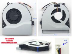 Asus X550j, X550V Serisi Notebook Fanı (Ver.2) Kalın 11mm / FAN436